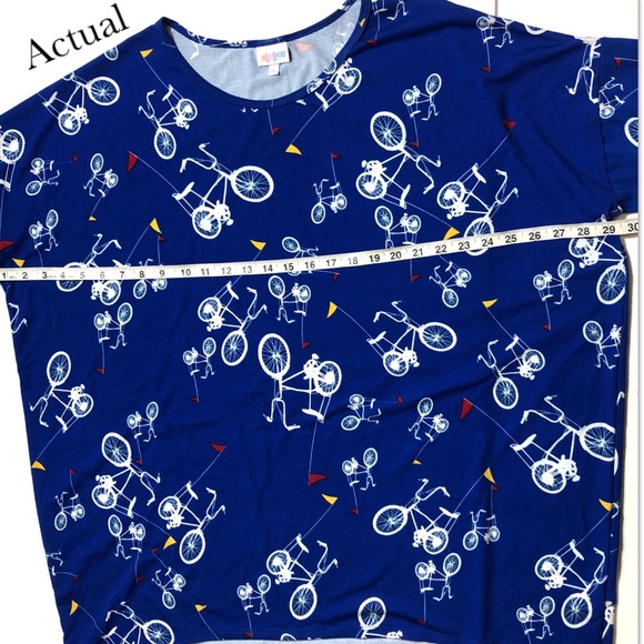 Lularoe bicycle Top 2XL - Picture 5 of 8